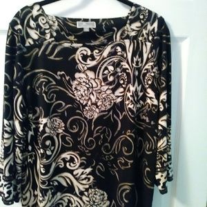 JM Collectiond Womens Top.  Size L